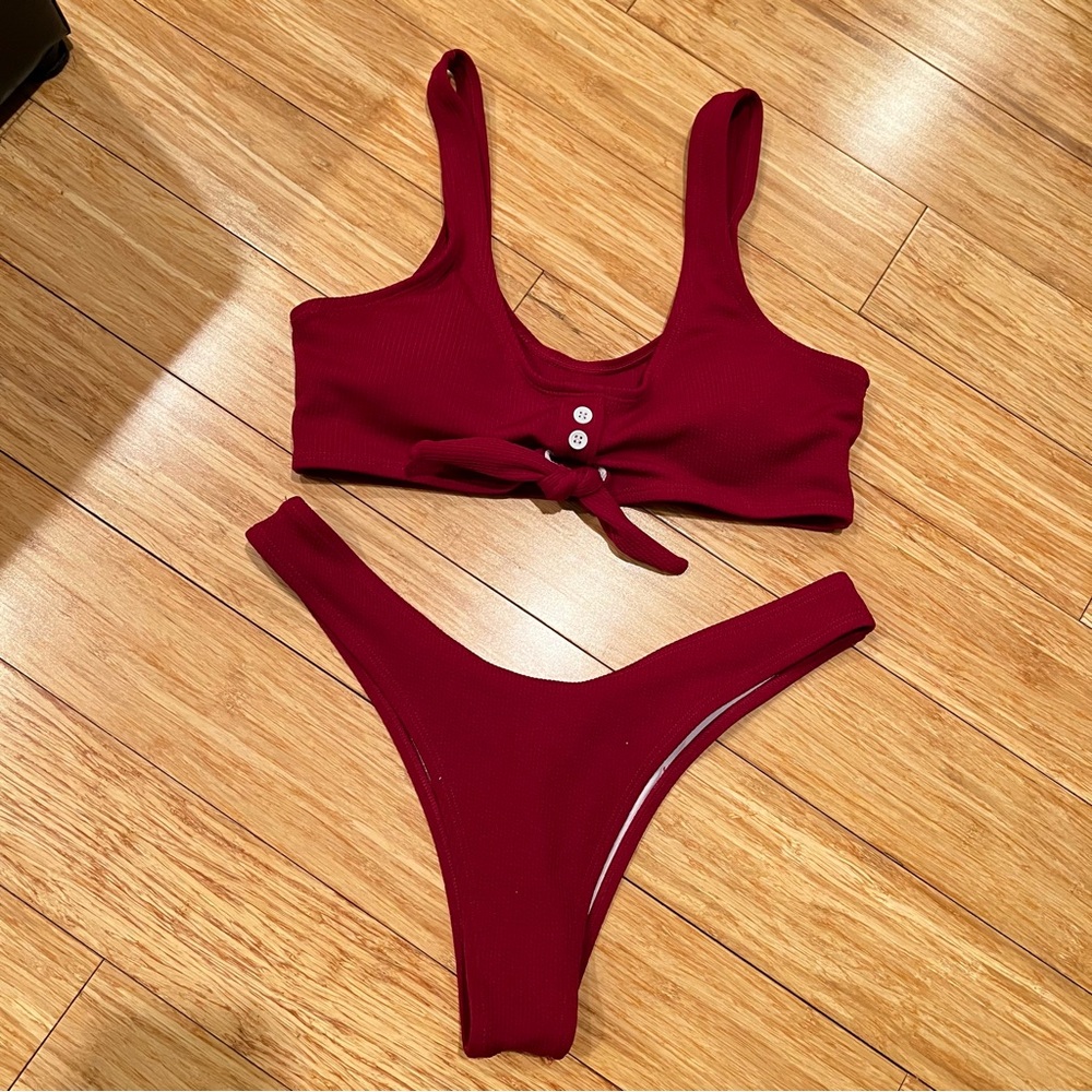 Zaful Red Bikini Set